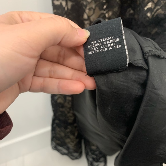 Size 10 black and ivory lace dress - Picture 5 of 6